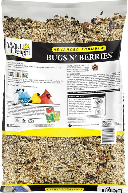 Wild Delight Advanced Formula Bugs N Berries Wild Bird Food 14 lbs