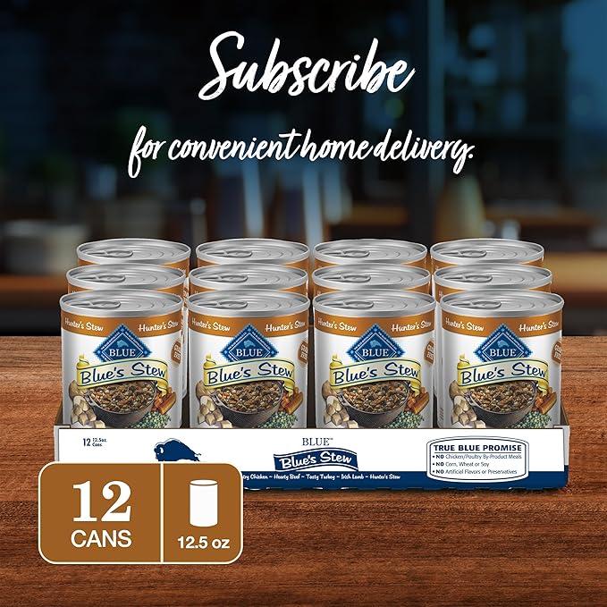 [Blue Buffalo] Hunter's Stew 12.5 oz cans (Pack of 12)