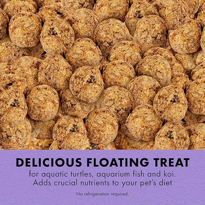 Zilla Turtle Chasers Floating Treats, Made with Real Shrimp, Resealable Bag