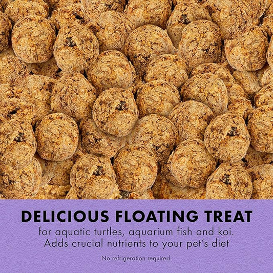 Zilla Turtle Chasers Floating Treats, Made with Real Shrimp, Resealable Bag